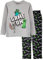 Popgear Minecraft Game on Garçons Set Long Pyjama Noir/Gris Chiné 158 | PS4 PS5 Xbox Cadeaux Gamer, école de garçons PJs, Vêtements pour Enfants, badine l'anniversaire Idée Cadeau