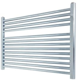 Valve Kings Straight Chrome Ladder Towel Rail Radiators Central Heating Heater - 900 x 600mm…