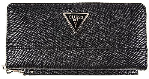 GUESS Damen SLG Reisezubehör-Brieftasche, Schwarz
