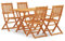 Susany 5-TLG. Sitzgruppe Holz Klappbar Garten Essgruppe Sitzgarnitur Holz Gartenmöbel Set Essgruppe Garten-Essgruppe Klappbar Massivholz Eukalyptus