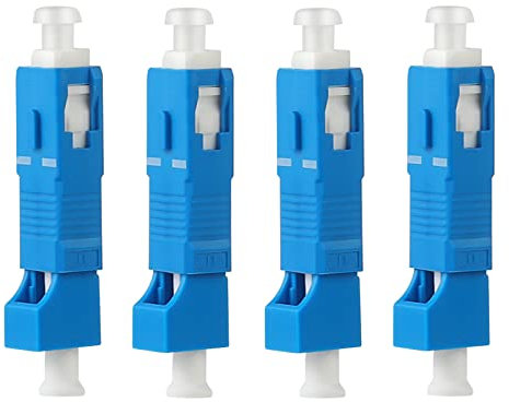 fyboptwu - 4 Stück SC Stecker auf LC Buchse UPC Adapter Visual Fault Locator Fiber Adapter Hybrid Optical Fiber Converter Adapter für Fiber Optic UPC Coupler Adapter