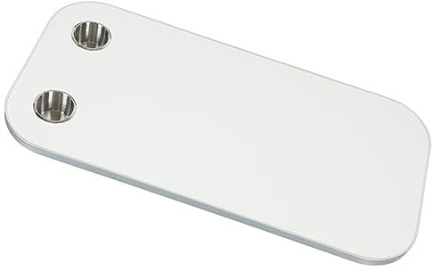 Rechteckige Tischplatte, Leicht zu Reinigen, Abnehmbare Wohnmobil-Tische, Schraubenlochbefestigung für Wohnwagen (Grau)