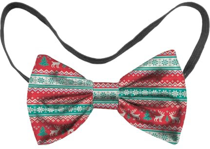 Folat B.V.- Folat 63782 Pajarita-Fairisle-Cozy Christmas Colores Decoración y Accesorios navideña, Traje de Navidad, Multicolor