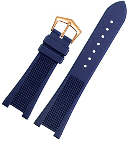 vkeid Für Patek Philippe 5711 5712G Nautilus Armband Silikon schwarz blau braun Armbanduhr Band 25 * 13mm Sport Gummi Uhrenarmbänder