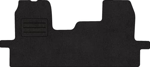 Velours VORNE Fußmatten Schwarz LUX für Ford Transit MK7 (2006-2013) 2-teilig