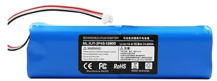 TYRLBDXS Wiederaufladbarer Li-Ion-Akku 12800 mAh, R1-Akkupack, Kapazität 5,2 A/6,5 A/12,8, kompatibel mit Lydsto R1(4S2P-12.8A)