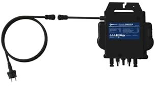 EZ1-M Micro-onduleur 800 W avec WiFi et Bluetooth intégrés réduits à 600 W Étanche Plug & Play pour centrale électrique de balcon