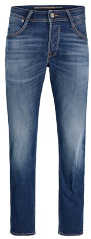 JACK & JONES Male Tapered Fit Jeans JJIMIKE JJCADE GE 732 NOOS Tapered Fit Jeans