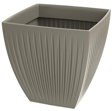 Prosperplast Maceta Latia Square MIDL Ø30x30 Mocca