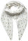FASHION YOU WANT Musselin Tuch mit Herzen Dreieck HERZ1 Damen Halstuch Herzmuster Made in Italy 195x72cm Frühling Sommer Weich Leicht kuscheliger Baumwolle Schal (weiß/beige)