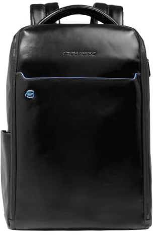 PIQUADRO – Zaino Fast-Check Porta PC 14 – Pelle Premium – Uomo