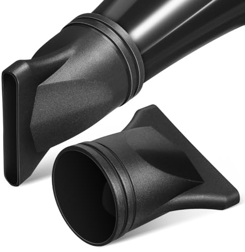 LIFKOME 2 Stück Haartrockner Düse Aufsatz Universal Föhn Konzentrator Für Präzises Styling Schwarzer Kunststoff Fokussierter Luftstrom Für Mehr Glanz 3.00X2.95X2.05In