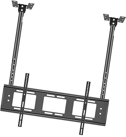 Tv Ceiling Mount Bracket - Adjustable Height Ceiling Tv Mount, Fits 50-100 Inch Led Flat Panel Display, Tv Mount Max 900X600Mm, Double Pole Hanging Tv Bracket