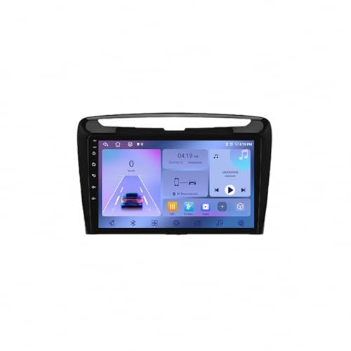 Autoradio Carplay per Lancia Ypsilon 2012-2020 Mirror Link/Usb/Type-C/Telecamera di Backup/Microfono/Supporto Telecomando Autoradio Compatibile, 4 Nucleo 1G+16G