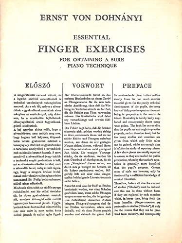 Die wichtigsten Fingerübungen