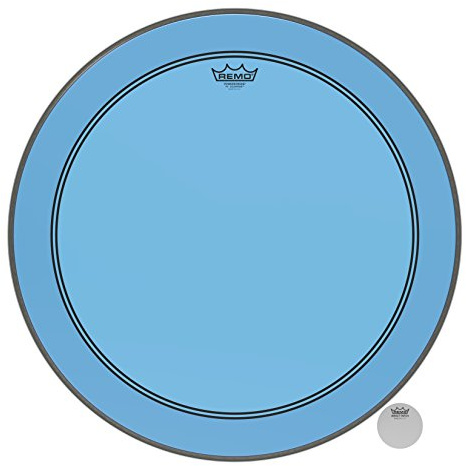 Remo Schlagzeugfell Colortone Powerstroke 3 Clear Blau – 24″ – P3-1324-CT-BU