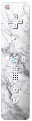 Skin kompatibel mit Nintendo Wii Controller Folie Sticker Stein Marmor Muster