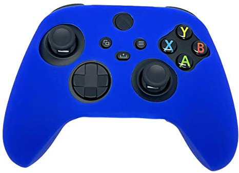 ExtremeGripPro Silikon-Schutzhülle für Microsoft Xbox Series X S Controller, Camouflage, kräftiges Blau