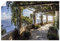 ARTLAND Wanddeko Poster & Kunstdrucke Wandposter 90x60 cm Ausblick Meer Strand Küste Garten Villa Capri Italien U2IS