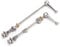 Alomejor Bike Quick Release Lever Road Mountain Bicycle MTB Wheel Hub QR Quick Release Skewers Clip Lever (Silver)