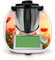 Deko Schutz Aufkleber kompatibel mit Küchenmaschine Thermomix TM6 Design Sticker Klebefolie Zubehör Küchengerät wasserfest selbstklebend RX042 (06 Mohnblumen)