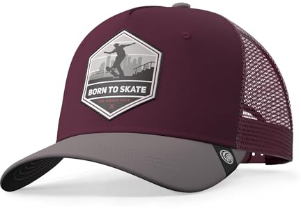 The Indian Face Unisex Born to Skate Baseball Kappe, Rouge, One Size