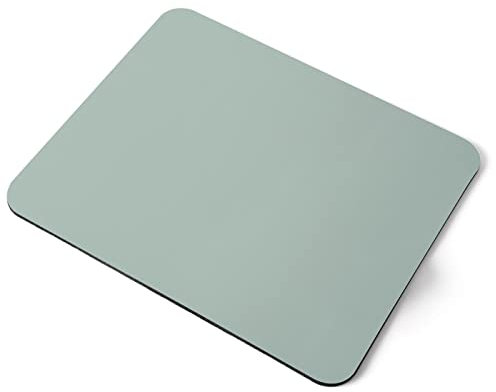 Computer Mouse Mat Pad - Faded Green Colour Block Home Office PC Desk Accessory Flexible Fabric Top Large 5mm Laptop Desktop Printed Art Ergonomic #44991