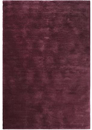Wecon Home Kuschelig weicher Esprit Hochflor Teppich, bestens geeignet fürs Wohnzimmer, Schlafzimmer und Kinderzimmer LOFT(70 x 140 cm, Bordeaux)