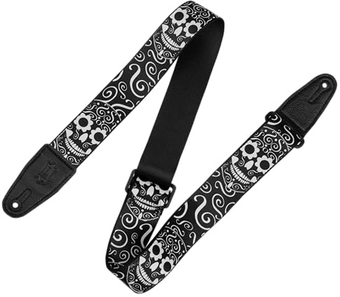 Levy's Mp2cal-003 Guitar Strap, Black, White, One Size