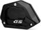 Modeer Für BMW R1250GS Adventure HP R1200GS LC Adventure F750GS -2023 Motorrad CNC-Stütze Verlängerungsplatte Ständer Seitenständer Pad r 1250 1200 gs adv Zubehör (Schwarz-GS)