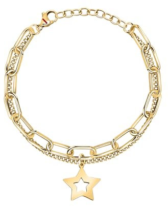 Sector No Limits Emotions Damen-Armband aus Stahl, Emaille, IPG - SAKQ52, 19 cm, Legierter Stahl, Achat