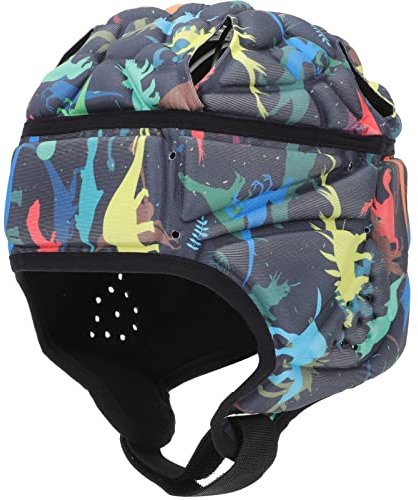 BESPORTBLE Casque de rugby : casque de gardien de but de rugby pour jeunes adultes, 25 x 20 cm