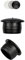 Lot de 10 Bouchons d'obturation pour Trous de perçage, diamètre de la Tige : 4,4-20,5mm, Cache Trou Meuble, Capuchon Plastique, obturateur Cache Trou, Bouche Trou, Bouchon (Noir, 20,5mm)
