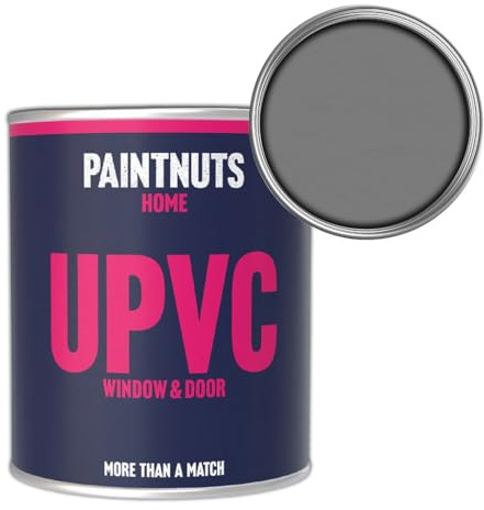 Paintnuts UPVC Window & Door Paint - RAL-7037 - DUSTY GREY Matt 1 Litre Tin