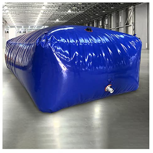 Wassersack Beutel Wasserbehälter Träger 50 200 500 800 1000 Gallonen Wassertank-Speicherblase, Weicher, faltbarer Wassersack-Container für Notfall Dürre-Resistent, Rv Camper Landwirtschaft Bewässerung