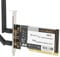 ANGGREK Tx-Ar9ws, Carte WiFi PCI, Adaptateur de Bureau PCI 300Mbps 802.11B/G/N Carte Réseau WiFi sans Fil + 2 Antennes Ar9223