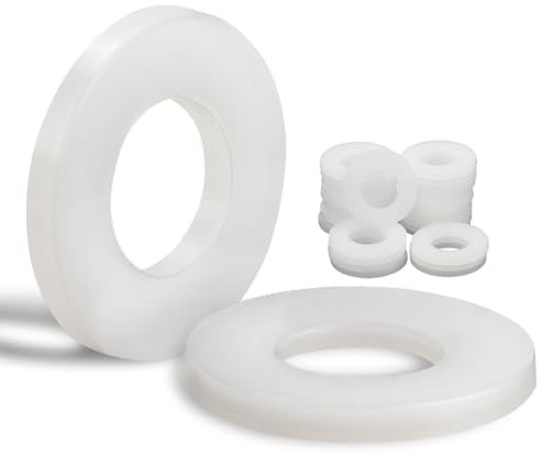 Mbsomnus 30 rondelle in plastica M12 – 24 mm in nylon, rondelle per carrozzeria, dischi in plastica, per macchine, apparecchi elettrici, idraulici, M3, M4, M5, M6, M8, M10, M12, M20