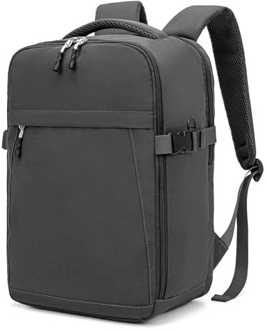 Xkdoai Zaino Ryanair 40x20x25, Zaino da Viaggio Aereo Bagaglio a Mano, Bagaglio a Mano 40x20x25 Ryanair Borse da Cabina Zaini Impermeabile con Borsa per Bottiglie