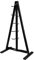 BLUSLM Wall Mounted Lat Pulldown Bar Organizer with Hooks, Home Gym Accessory Storage Rack, Black, Modern Style, Steel Material, 1 Rack