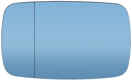 Rearview Wing Mirror Glass For BMW For 3 5 Series E39 E46 320i 330i 325 525i 1997-2005 Door Side Wing Mirror Glass Blue Rear View Rearview Stick On With Glue Car Wing Mirror Glass(Color:Left)