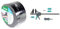 SPAX Bande d'étanchéité adhésive 87 mm de large - Rouleau de 30m - 4000009186419 & wolfcraft 6988000 - Kit de Pose de Terrasse en Bois - 10 pièces