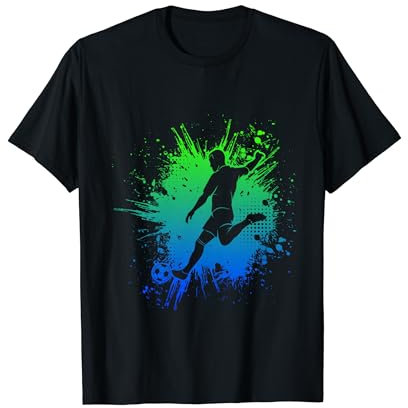 Fußballer Fußball Jungen Kinder T-Shirt