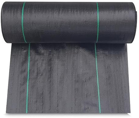 ZJWXXN Weed Control Fabric, Garten Unkraut Membrane Heavy Duty, Schneiden Leicht Landschaft Bodenbelag, Unkraut Barriere Matte, für Landschaftsbau Auffahrt Kies Kunstrasen Rasen Unterlage(1 * 100m)
