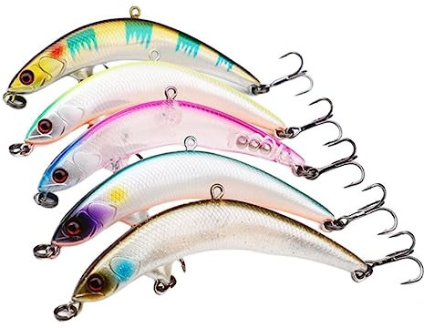 NULYLU Künstliche Kunstköder Barsch-sinkhaken Lebendige Angelhaken Praktisches Angelwerkzeug Süßwasser-kunstköder Salzwasser-sinkhaken Kreative Angelhaken Zum Meeresangeln Für Outdoor