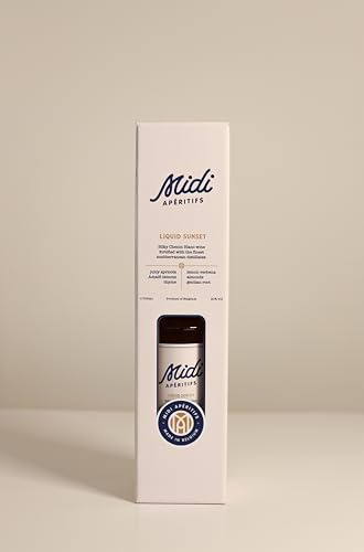 Midi Aperitifs | Liquid Sunset Gift Set 21% ABV | 70cl | Crafted from a Chenin Blanc base with apricot and Amalfi lemon, complemented by herbal botanicals.