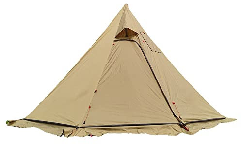 Tipi Heißzelt für 4 Personen, mit feuerhemmendem Herd, leichtes Tipi-Zelt für Familie, Camping, Wandern und Rucksackreisen