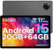DOOGEE Tab A9+ Tablet 11 Pulgadas 8580mAh, Tablet Android 15, Unisoc T7200, 20GB RAM+ 64GB ROM (TF 2TB), Tableta Niños, 13MP/FM/Face ID/WidevineL1/GPS/Bluetooth 5.0/Altavoces Duales/Jack 3.5mm, Gris