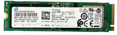 SIMPLETEK - SSD interno M.2 2280 NVMe PM981a da 512GB M.2 | TLC PCI Express 3.0 x4 | MZVLB512HAJQ-000D1 (Ricondizionato)