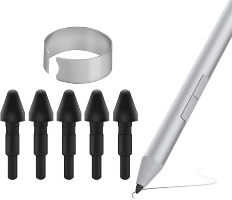 5 Unités Original Pointes de Remplacement pour Lenovo Active Pen 3, [Non pour Lenovo Active Pen 2], Super Durabilité, Contrôle Précis, Amicale de L'écran, Nior