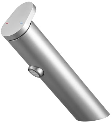GoodHome Mitigeur de lavabo inox brossé Nyasa